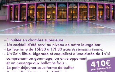 Profitez des beaux jours à l’Hôtel & Spa « Les Violettes »